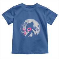 Bigfoot Pink Ribbon Breast Cancer Awareness Toddler T Shirt - Wonder Print Shop