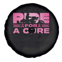 Breast Cancer Motorcycle Spare Tire Cover Pink Ribbon Ride For A Cure - Wonder Print Shop