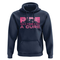 Breast Cancer Motorcycle Hoodie Pink Ribbon Ride For A Cure - Wonder Print Shop