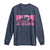 Breast Cancer Motorcycle Long Sleeve Shirt Pink Ribbon Ride For A Cure - Wonder Print Shop