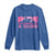 Breast Cancer Motorcycle Long Sleeve Shirt Pink Ribbon Ride For A Cure - Wonder Print Shop
