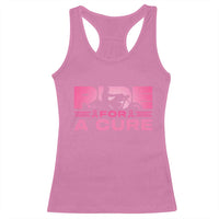 Breast Cancer Motorcycle Racerback Tank Top Pink Ribbon Ride For A Cure - Wonder Print Shop
