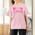 Breast Cancer Motorcycle T Shirt For Women Pink Ribbon Ride For A Cure - Wonder Print Shop
