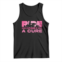 Breast Cancer Motorcycle Tank Top Pink Ribbon Ride For A Cure - Wonder Print Shop