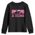 Breast Cancer Motorcycle Youth Sweatshirt Pink Ribbon Ride For A Cure - Wonder Print Shop