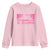 Breast Cancer Motorcycle Youth Sweatshirt Pink Ribbon Ride For A Cure - Wonder Print Shop