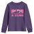 Breast Cancer Motorcycle Youth Sweatshirt Pink Ribbon Ride For A Cure - Wonder Print Shop