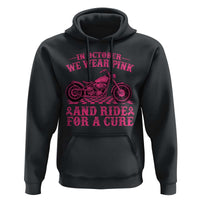 Breast Cancer Motorcycle Hoodie In October We Wear Pink Ride For A Cure - Wonder Print Shop