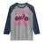 Breast Cancer Motorcycle Raglan Shirt In October We Wear Pink Ride For A Cure - Wonder Print Shop