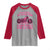 Breast Cancer Motorcycle Raglan Shirt In October We Wear Pink Ride For A Cure - Wonder Print Shop