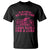 Breast Cancer Motorcycle T Shirt In October We Wear Pink Ride For A Cure - Wonder Print Shop
