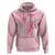 Firefighter Breast Cancer Awareness Hoodie Fight For A Cure American Flag - Wonder Print Shop