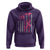 Firefighter Breast Cancer Awareness Hoodie Fight For A Cure American Flag - Wonder Print Shop