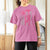 Firefighter Breast Cancer Awareness T Shirt For Women Fight For A Cure American Flag - Wonder Print Shop