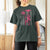 Firefighter Breast Cancer Awareness T Shirt For Women Fight For A Cure American Flag - Wonder Print Shop