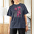 Firefighter Breast Cancer Awareness T Shirt For Women Fight For A Cure American Flag - Wonder Print Shop