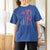 Firefighter Breast Cancer Awareness T Shirt For Women Fight For A Cure American Flag - Wonder Print Shop