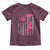 Firefighter Breast Cancer Awareness Toddler T Shirt Fight For A Cure American Flag - Wonder Print Shop