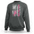 Back The Pink Ribbon Breast Cancer Awareness Sweatshirt American Flag - Wonder Print Shop