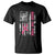 Back The Pink Ribbon Breast Cancer Awareness T Shirt American Flag - Wonder Print Shop