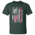 Back The Pink Ribbon Breast Cancer Awareness T Shirt American Flag - Wonder Print Shop