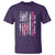 Back The Pink Ribbon Breast Cancer Awareness T Shirt American Flag - Wonder Print Shop