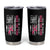 Back The Pink Ribbon Breast Cancer Awareness Tumbler Cup American Flag - Wonder Print Shop