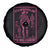 Cowgirl Breast Cancer Spare Tire Cover Beautiful Day To Kill Cancer Vintage Western Pink - Wonder Print Shop