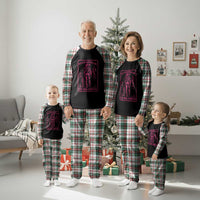 Cowgirl Breast Cancer Plaid Pajama Set Beautiful Day To Kill Cancer Vintage Western Pink - Wonder Print Shop