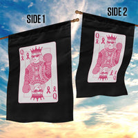 Breast Cancer Awareness Garden Flag Queen Of Pink Ribbon Blackjack Cards Poker - Wonder Print Shop