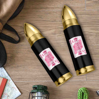 Breast Cancer Awareness Bullet Tumbler Queen Of Pink Ribbon Blackjack Cards Poker - Wonder Print Shop