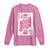 Breast Cancer Awareness Long Sleeve Shirt Queen Of Pink Ribbon Blackjack Cards Poker - Wonder Print Shop