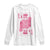 Breast Cancer Awareness Long Sleeve Shirt Queen Of Pink Ribbon Blackjack Cards Poker - Wonder Print Shop
