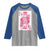 Breast Cancer Awareness Raglan Shirt Queen Of Pink Ribbon Blackjack Cards Poker - Wonder Print Shop