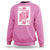 Breast Cancer Awareness Sweatshirt Queen Of Pink Ribbon Blackjack Cards Poker - Wonder Print Shop