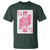 Breast Cancer Awareness T Shirt Queen Of Pink Ribbon Blackjack Cards Poker - Wonder Print Shop