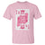 Breast Cancer Awareness T Shirt Queen Of Pink Ribbon Blackjack Cards Poker - Wonder Print Shop