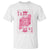 Breast Cancer Awareness T Shirt Queen Of Pink Ribbon Blackjack Cards Poker - Wonder Print Shop