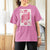 Breast Cancer Awareness T Shirt For Women Queen Of Pink Ribbon Blackjack Cards Poker - Wonder Print Shop