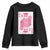 Breast Cancer Awareness Youth Sweatshirt Queen Of Pink Ribbon Blackjack Cards Poker - Wonder Print Shop