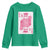 Breast Cancer Awareness Youth Sweatshirt Queen Of Pink Ribbon Blackjack Cards Poker - Wonder Print Shop
