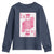 Breast Cancer Awareness Youth Sweatshirt Queen Of Pink Ribbon Blackjack Cards Poker - Wonder Print Shop