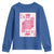 Breast Cancer Awareness Youth Sweatshirt Queen Of Pink Ribbon Blackjack Cards Poker - Wonder Print Shop