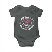 Breast Cancer Patient Survivors Baby Onesie Funny I Have Shitty Titty But I Will Survive - Wonder Print Shop