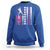 Baseball Breast Cancer Sweatshirt Pink Ribbon Strike Out Breast Cancer American Flag - Wonder Print Shop