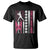 Baseball Breast Cancer T Shirt Pink Ribbon Strike Out Breast Cancer American Flag - Wonder Print Shop