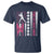 Baseball Breast Cancer T Shirt Pink Ribbon Strike Out Breast Cancer American Flag - Wonder Print Shop