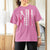 Baseball Breast Cancer T Shirt For Women Pink Ribbon Strike Out Breast Cancer American Flag - Wonder Print Shop