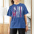 Baseball Breast Cancer T Shirt For Women Pink Ribbon Strike Out Breast Cancer American Flag - Wonder Print Shop