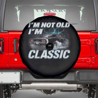Vintage I'm Not Old I'm Classic Spare Tire Cover Funny Car Graphic Racing Drift Car